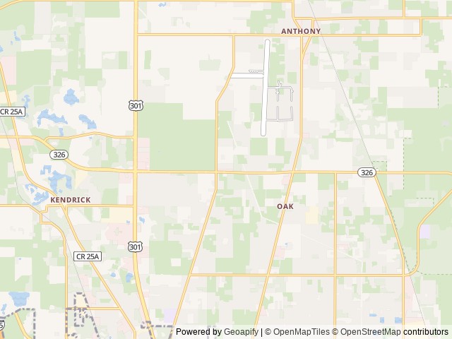 Map of Cliftwood Mobile Home & RV Resort (Age Restricted 55+) location at Ocala, FL, United States