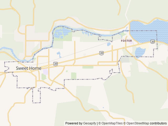 Map of Longbow Organization Group location at Sweet Home, OR, United States