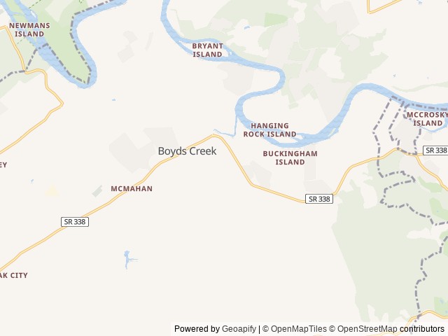 Map for "Mountain Zinger"  Cross Roads  Zinger Sleeps 7 near Sevierville, TN
