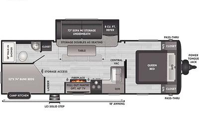 2021 Keystone RV Hideout 25DBWE