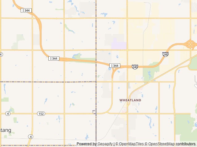 Map for 2023 Highland Ridge RV Range Lite RL241BH near Oklahoma City, OK