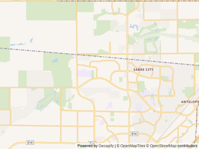 Map for Antelope friendly rentals near Antelope, CA