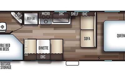 2024 Forest River RV Cherokee Grey Wolf 26DJSE