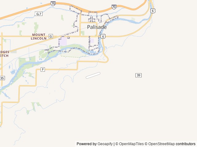 Map for 2017 Starcraft Comet Mini 18DS near Palisade, CO