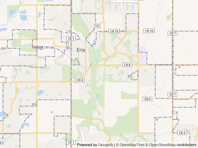 Map for 2016 Kodiak by Dutchmen Bunk House near Erie, CO