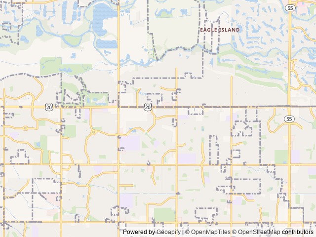Map for 2023 Prime Time RV Avenger 24BHS near Meridian, ID