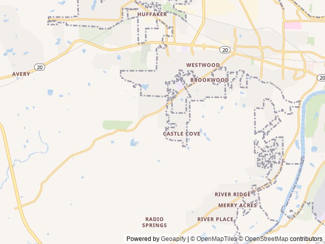 Map for 2021 Gulf Stream RV Conquest Class C 6320 near Rome, GA