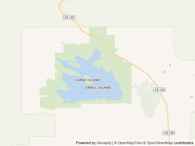 Map of The Cabins at Steamboat Lake location at Steamboat Springs, CO, United States