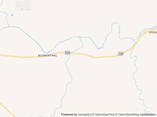 Map of Texas Wine Country location at Mountain Home, TX, United States