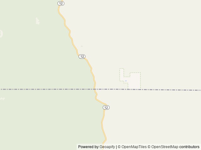 Map of Singletree location at Highway 12, UT, United States