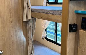 Modern 50s Style Travel Trailer with Outdoor TV!