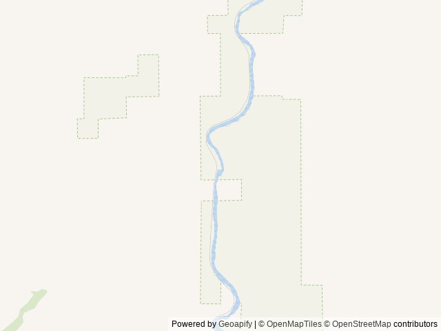 Map of Devil's Canyon Campground location at Prineville, OR, United States