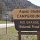 Aspen Glade entry sign