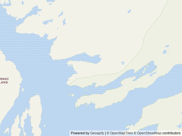 Map of Sevenfathom Bay Cabin location at Sitka, AK, United States