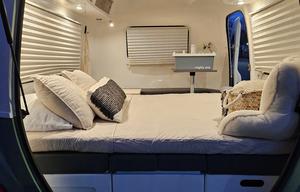 Cozy Green Lima Bean Camper