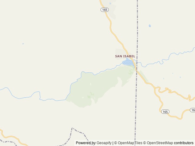 Map of St Charles Campground - Lake Isabel location at Canon City, CO, United States