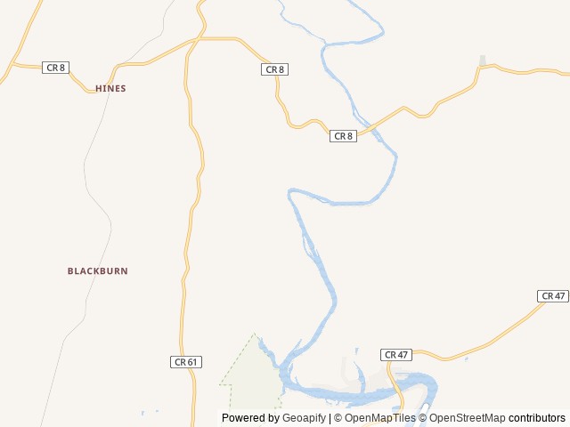 Map of Creekside Camp location at Florence, AL, United States