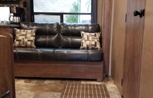 RV Trailer Delivered to Your Reserved Camping site