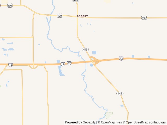 Map of Sun Outdoors New Orleans North Shore location at Robert, LA, United States