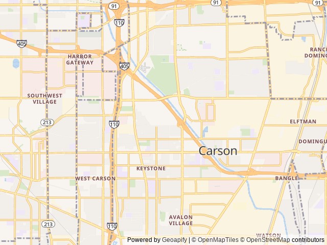 Map for Tun's family **ONLY FOR FULL HOOKUP CAMPGROUNDS** near Carson, CA