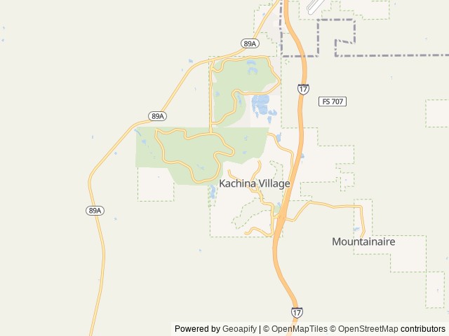 Map for Custom Glamping R-Pod - Pet Friendly! near Flagstaff, AZ