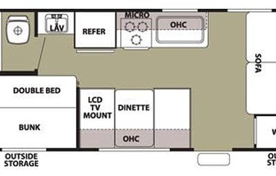 Chill II 2013 Forest River RV Cherokee 17BHC,