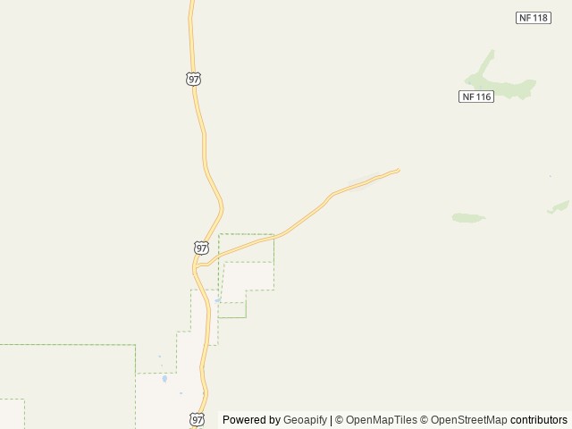 Map of Liberty Recreation Site location at Wenatchee, WA, United States