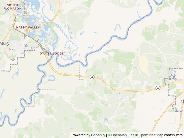 Map of River Farms location at Jay, FL, United States