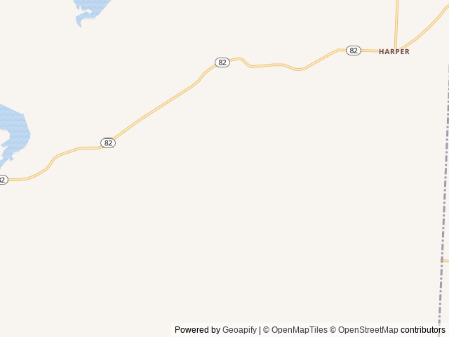 Map of Postcard Cabins Ozark Highlands location at Osceola, MO, United States