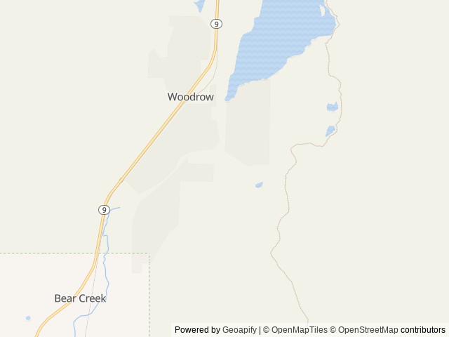 Map of Bear Creek RV Park location at Seward, AK, United States