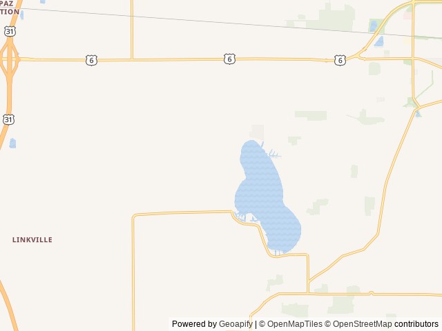 Map of Rupert's Resort location at Bremen, IN, United States