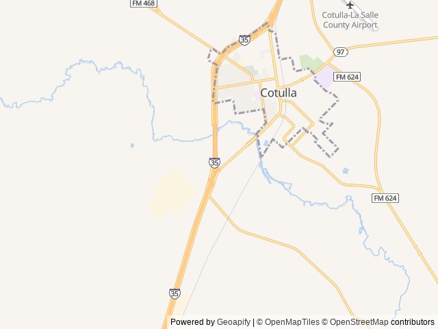 Map of Love's RV Hookup-Cotulla TX 862 location at Cotulla, TX, United States