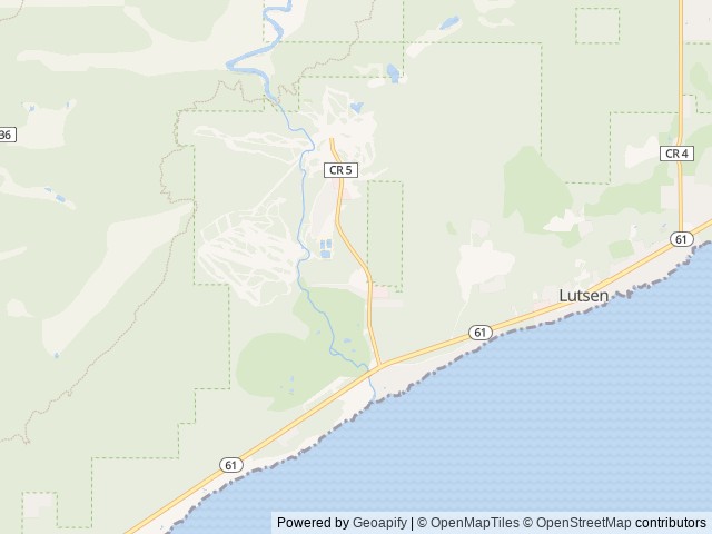 Map of Klarhet, Lusten, Minnesota location at Lutsen, MN, United States
