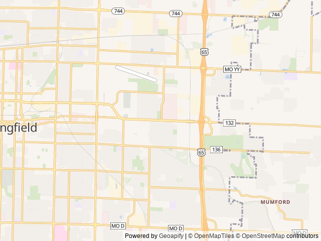 Map for 2017 Keystone RV Passport 2400BH Grand Touring near Springfield, MO