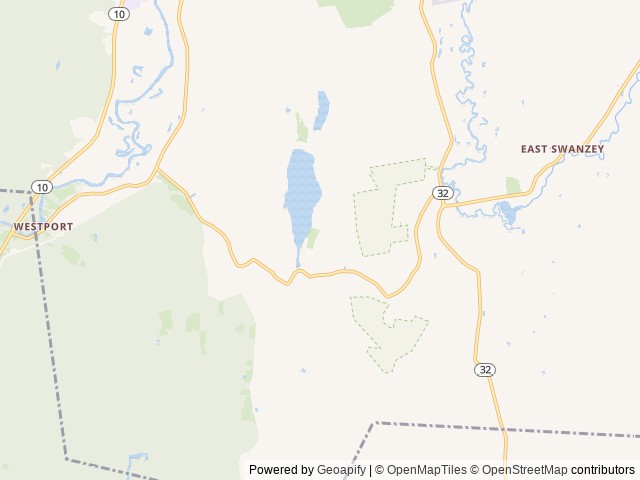 Map of Swanzey Lake Camping Area location at Swanzey, NH, United States