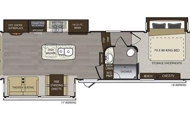 2018 Keystone RV Alpine 3650RL