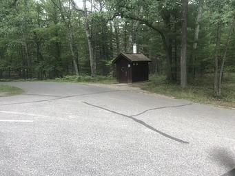 Bathroom near boat launch