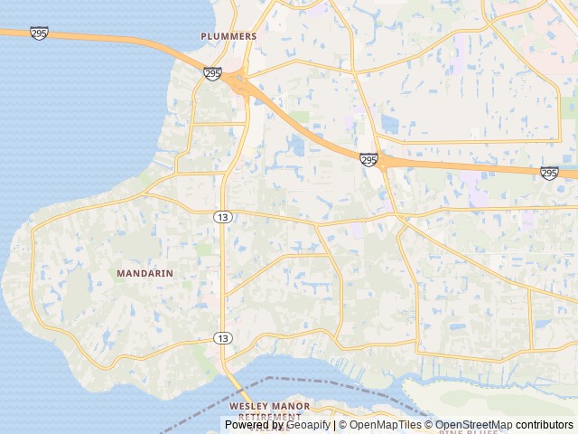 Map for Winnebago Minnie Winnie 31K near Jacksonville, FL