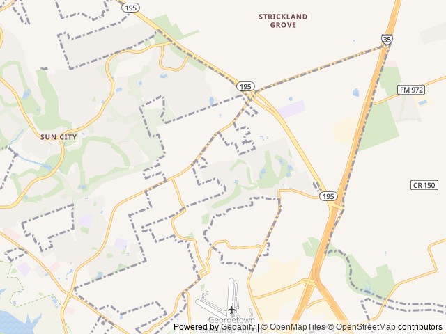 Map for Making memories with The Southern Belle near Georgetown, TX