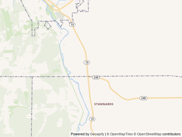 Map of Trout Run Camp Resort location at Wellsville, NY, United States