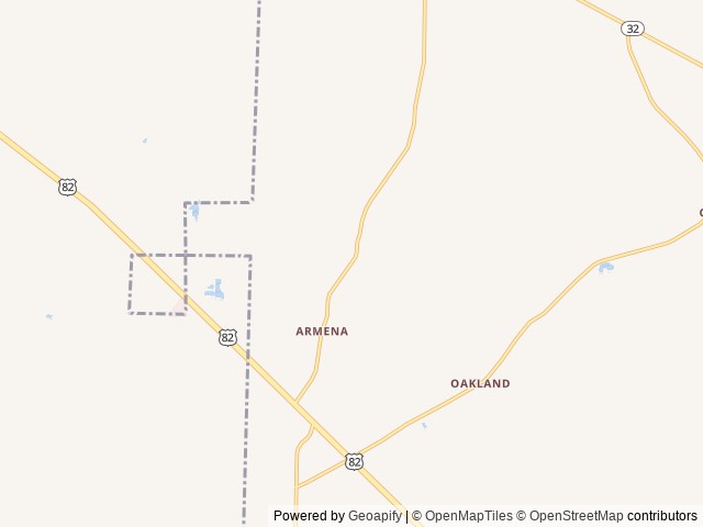Map for The Holway’s Bunk near Leesburg, GA