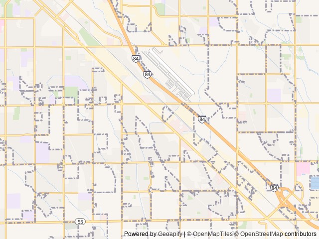 Map of Abundant Life RV Park location at Caldwell, ID, United States