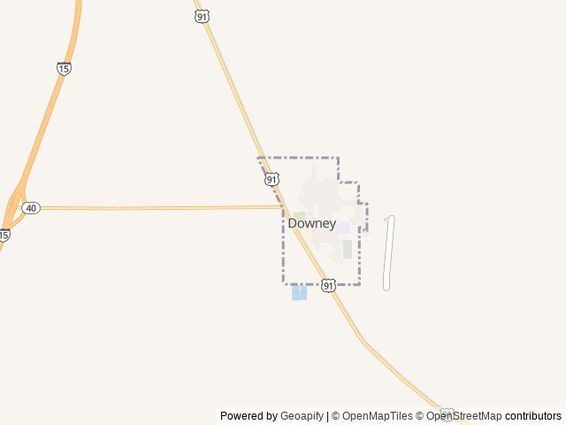 Map of Idaho RV LLC location at Downey, ID, United States