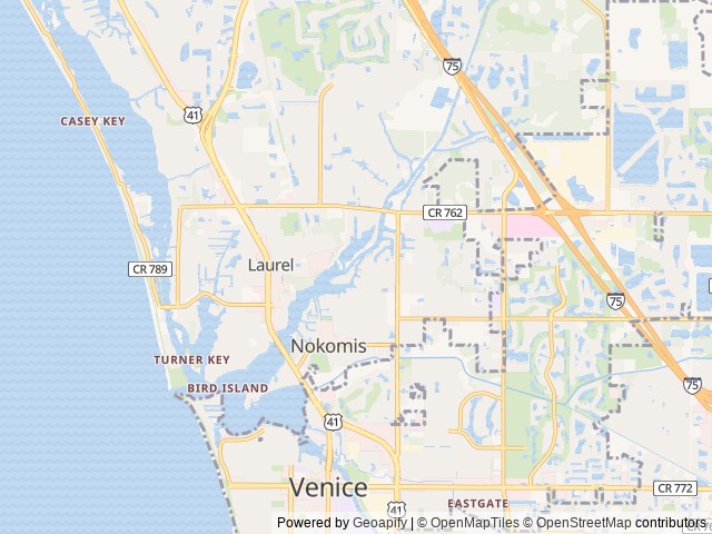 Map of Encore Royal Coachman location at Nokomis, FL, United States