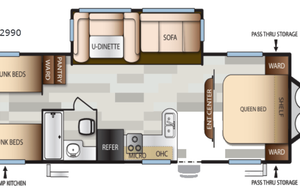 2018 Forest River RV EVO T2990