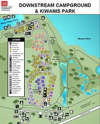 Campsite map 