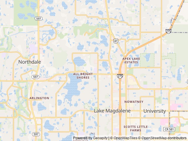 Map for NEW2025 ForestRiver Salem!$40 delivery and set up! near Tampa, FL