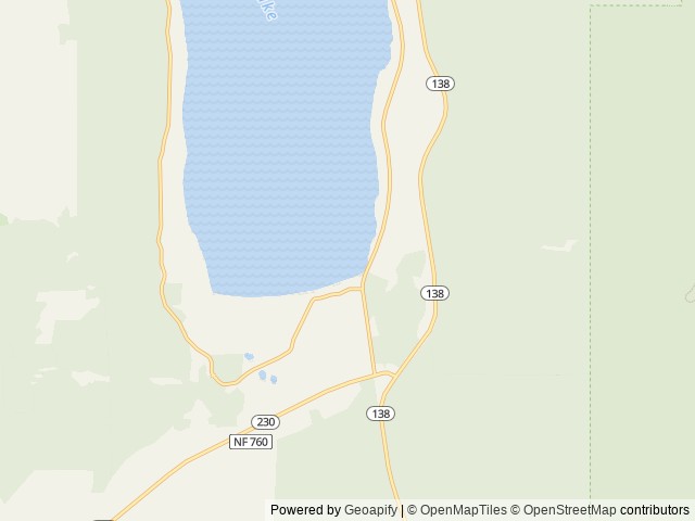 Map of South Shore Pavilion location at Idleyld Park, OR, United States