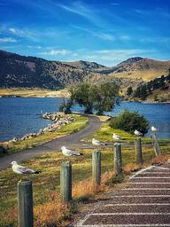 Overlooking the fishing peninsula at site 41