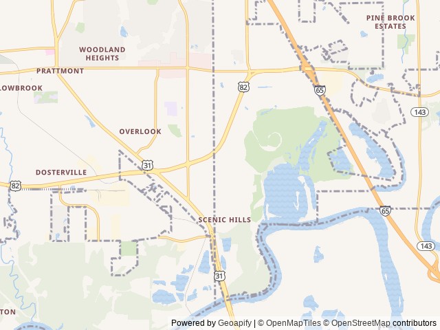 Map for 2022 Cruiser Shadow Cruiser 277BHS near Prattville, AL